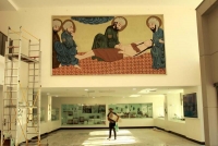 Biruni Üniversitesi Biruni konulu rölyef çalışması