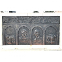 Ismet Inonu ve Turgut Ozal Konulu Rolyef Fiber