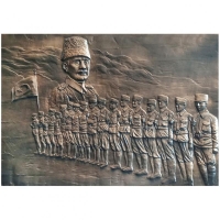 Kazim Karabekir Rolyef Yukseklik 120 cm